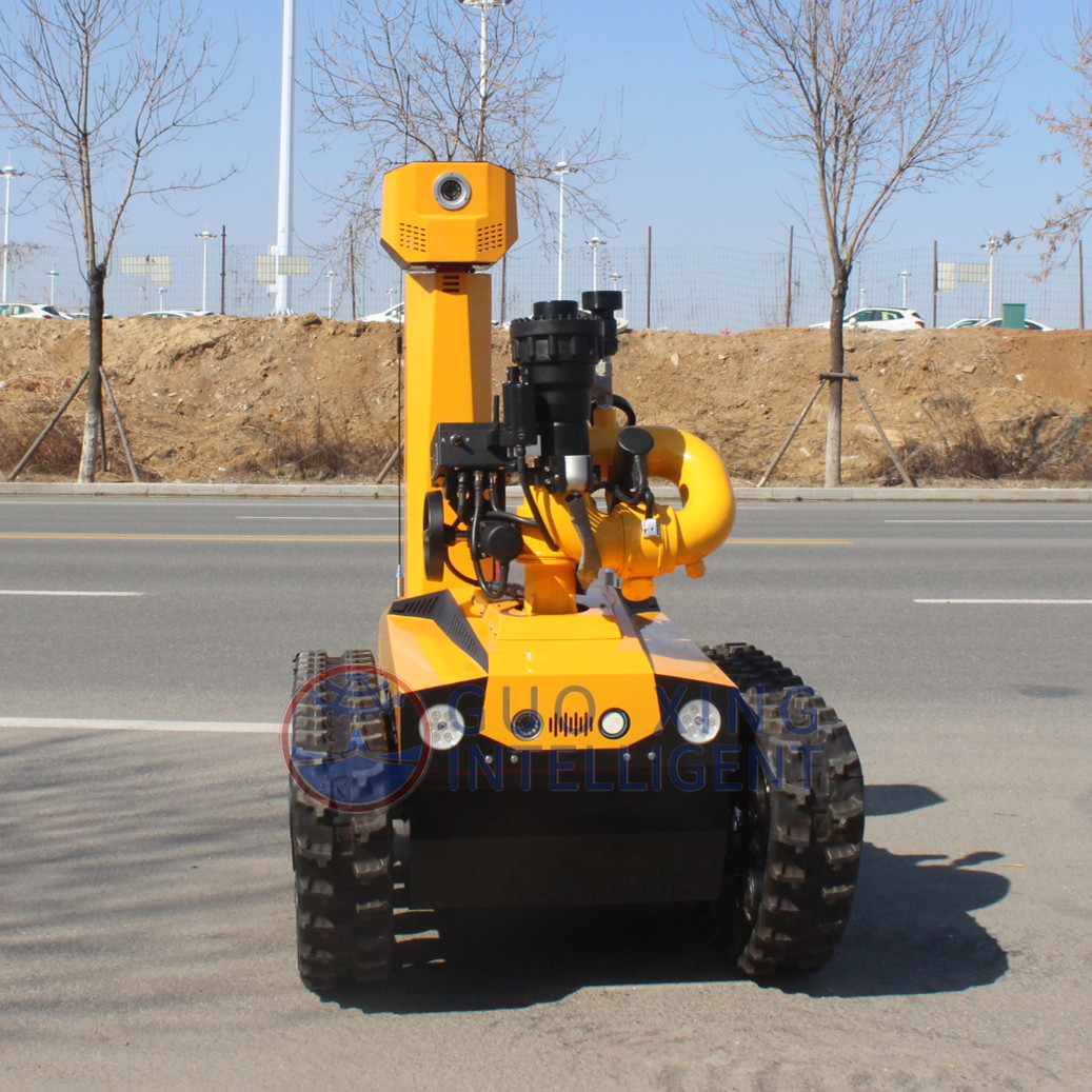 RXR-M80D-13KT Robot Pemadam Kebakaran Kendaraan Robot Pemadam Kebakaran Remote Control Cerdas