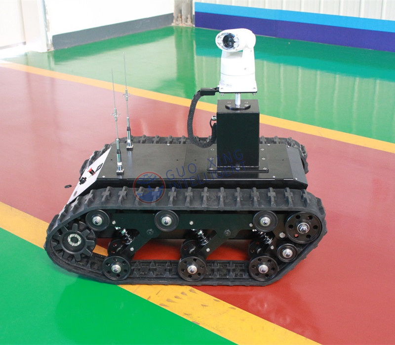 Platform Sasis Robot Seluler Remote Control yang Dilacak Semua Medan