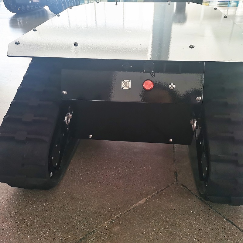 Sasis Robot Remote Control UGV Listrik Segala Medan yang Ditingkatkan 