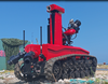 Robot pemadam kebakaran anti ledakan dengan meriam air 100L/s