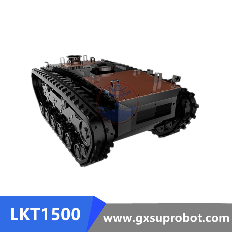 Sasis Tangki Robot Berlacak Karet Remote Control