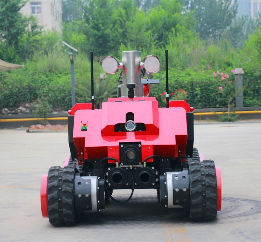 Robot pemadam kebakaran track 4wd tahan ledakan Terkemuka Terbaru