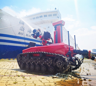Robot pemadam kebakaran tahan ledakan semua untuk ladang minyak & gas