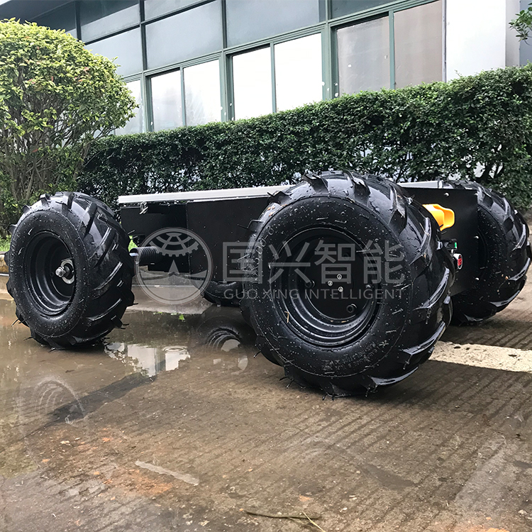 SV1000 GuoXing Platform Sasis Robot Roda Empat Cerdas Undercarriage