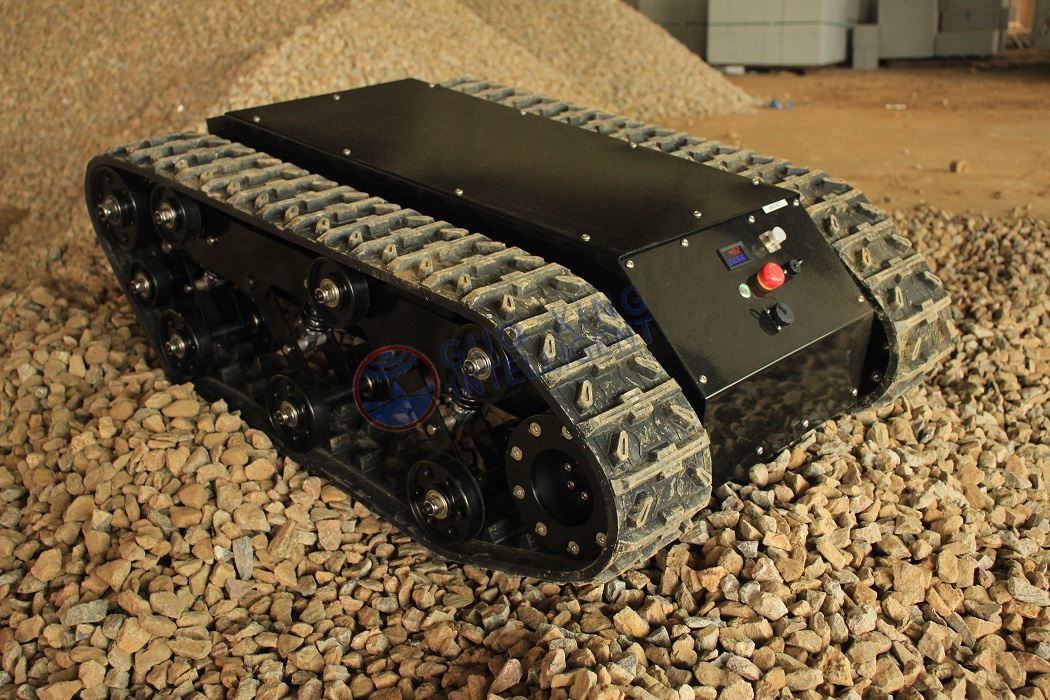 RC Mobile Tank Safari Sasis Robot Semua Medan yang Dilacak - 600T