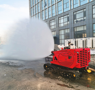 robot pemadam kebakaran ugv diesel pengintai multifungsi cerdas